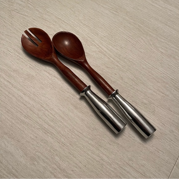 Vintage ZYLCO serving set Fork & Spoon - Picture 5 of 7
